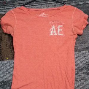 Pink/Orange American Eagle Tee Size EXTRA SMALL
